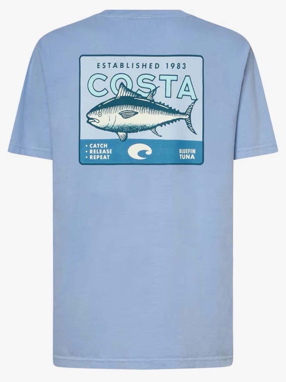 NWT-Size S -18 -Costa Light Blue Tuna Graphic Tee